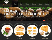 Tablet Screenshot of aljawharagroup.com